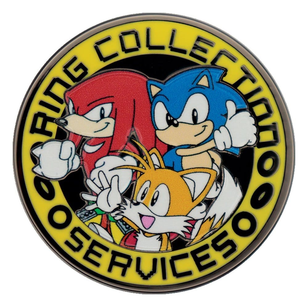 FaNaTtik Sonic - The Hedgehog Pin Badge Sonic, Tails, Knuckles Limited Edition