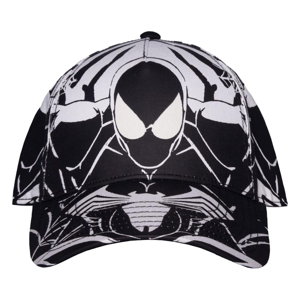 DIFUZED Spider-Man Baseball čepice Black & White All-over-Print
