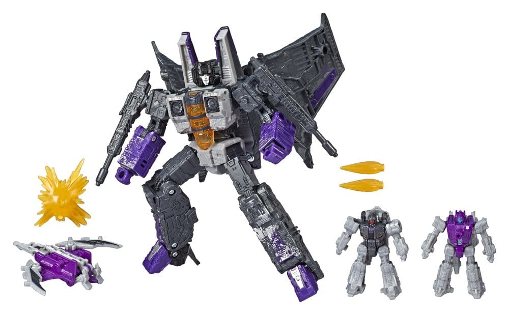 Hasbro TRANSFORMERS WFC VOYAGER SKYWARP BATTLE PACK