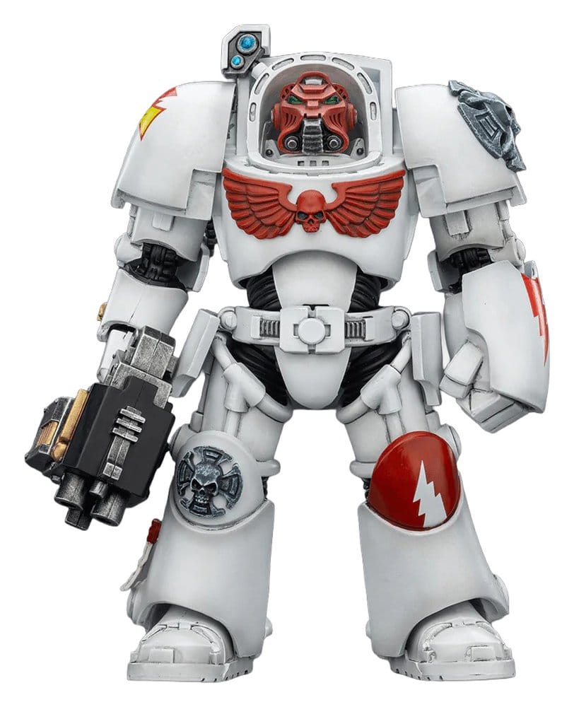 Joy Toy (CN) Warhammer 40,000 akční figurka White Scars Terminator 2 with Power Fist and Storm Bolter 14 cm