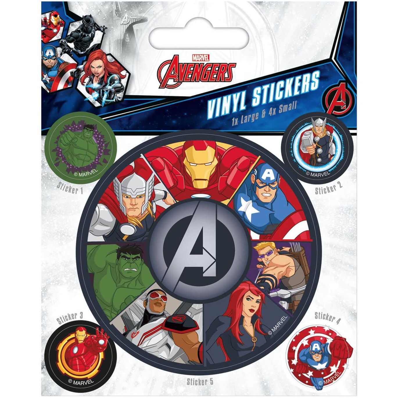 Pyramid International Vinylové samolepky Avengers