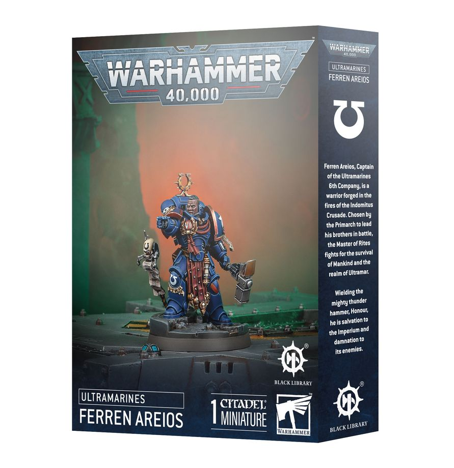 Games Workshop Warhammer 40,000 - mini figurka - Ultramarines: Ferren Areios