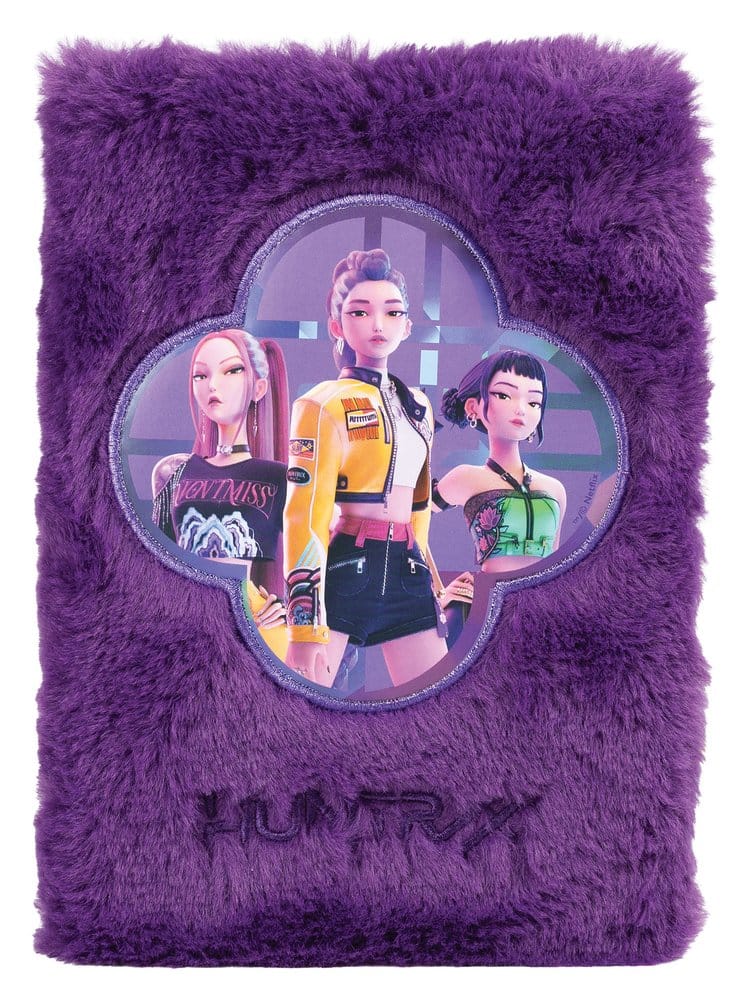 Blue Sky Studios KPop Demon Hunters A5 plyšový zápisník Huntr/x