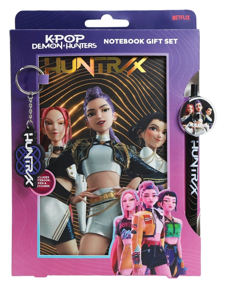 Blue Sky Studios KPop Demon Hunters zápisník Gift Set Golden