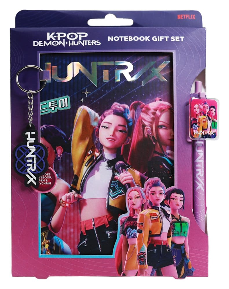 Blue Sky Studios KPop Demon Hunters zápisník Gift Set Huntr/x