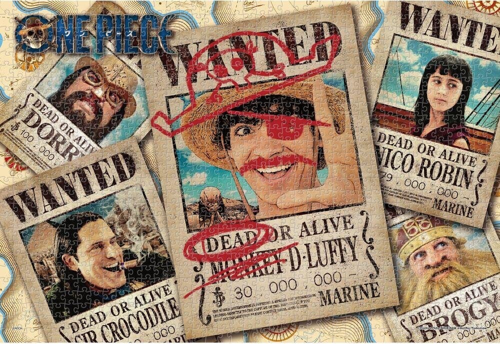 Epoch Toys One dílkové 1000-dílkové puzzle Wanted