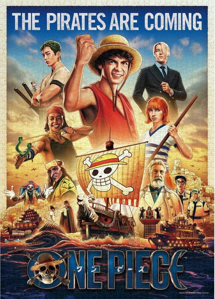 Epoch Toys One dílkové 2000-dílkové puzzle The Pirates Are Coming