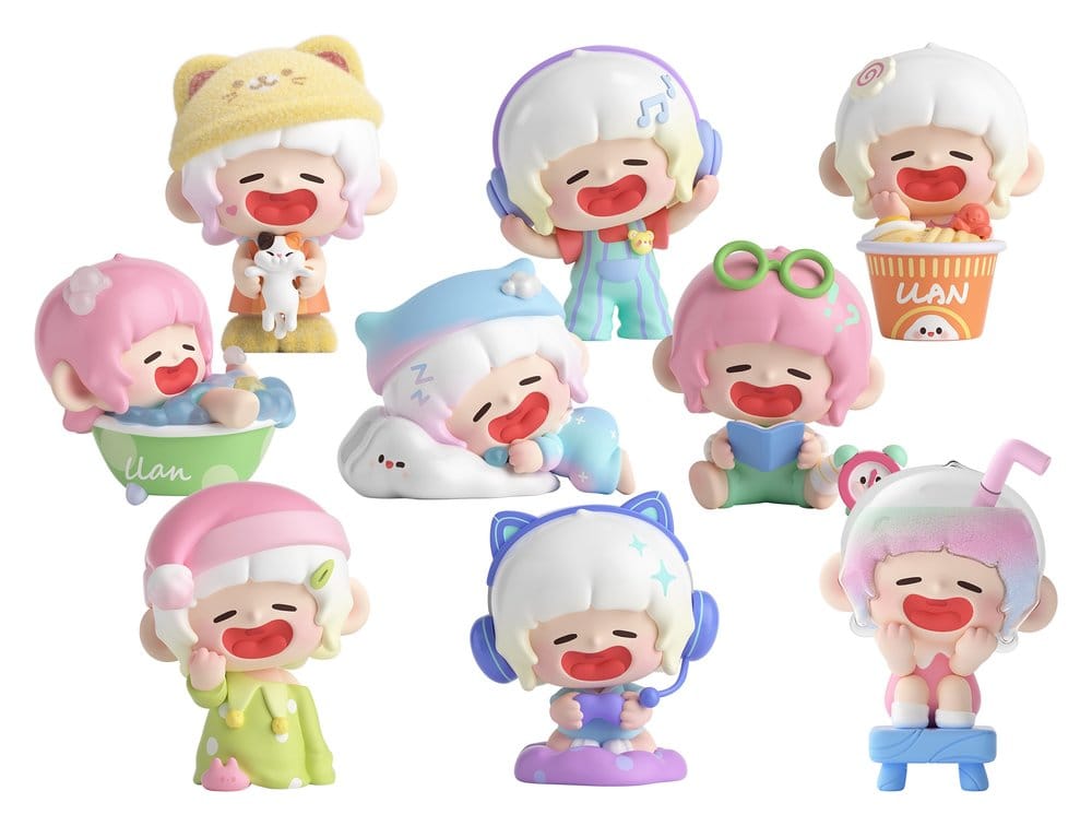 Shenzhen Mabell Animation Development Original Character Trading figurky Blind Box 8-Pack Lazy Home Diary 9 cm