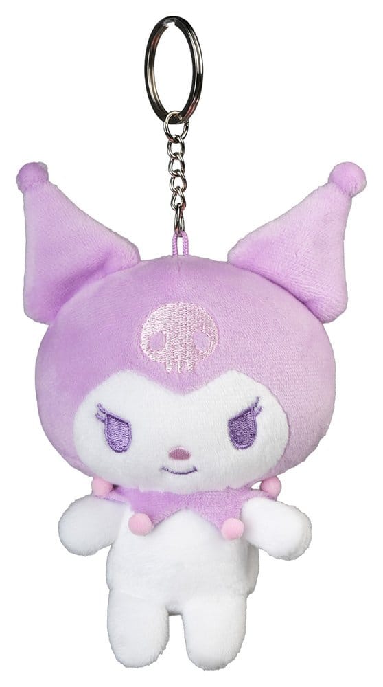 Sakami Merchandise Sanrio plyšová klíčenka Kuromi Kawaii 12 cm