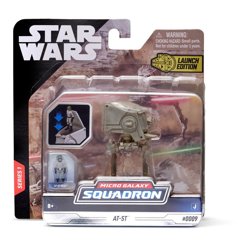 Jazwares Star Wars Micro Galaxy Squadron Vehicle s figurkou AT-ST 7,5 cm