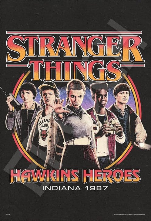 Epoch Toys Stranger Things 1000-dílkové puzzle Hawkins Heroes