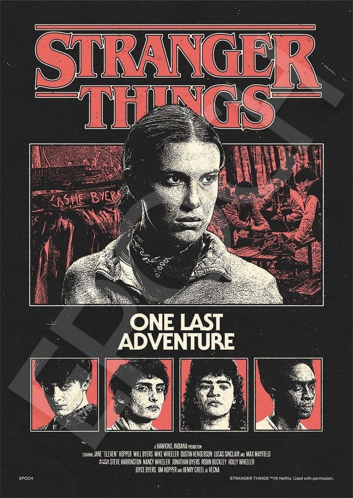 Epoch Toys Stranger Things 500-dílkové puzzle One Last Adventure