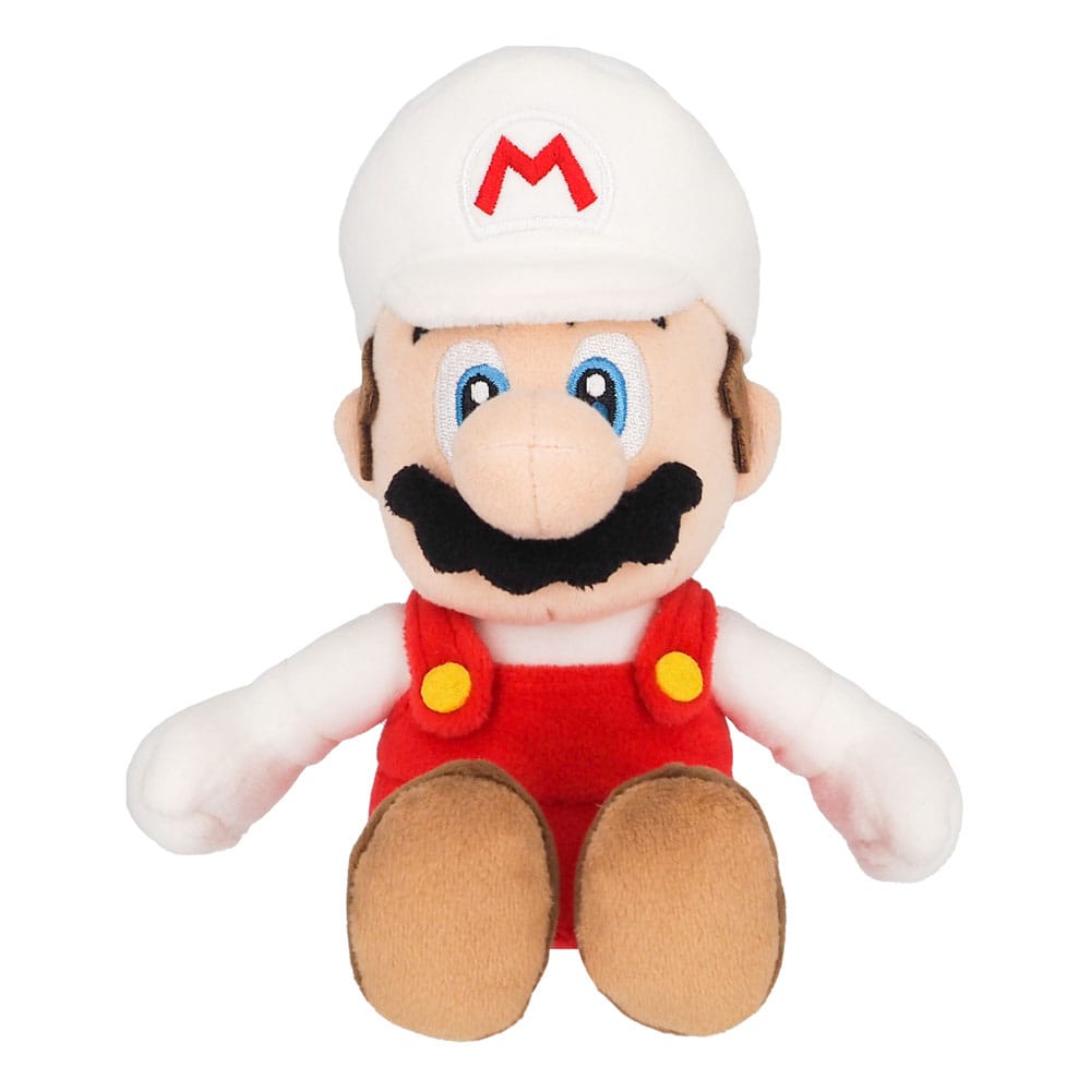 Sanei Super Mario plyšák Mario Fire 24 cm