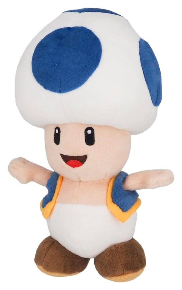 Sanei Super Mario plyšák Toad 20 cm