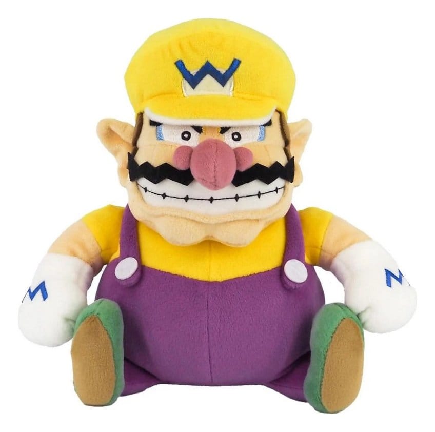 Sanei Super Mario plyšák Wario 25 cm