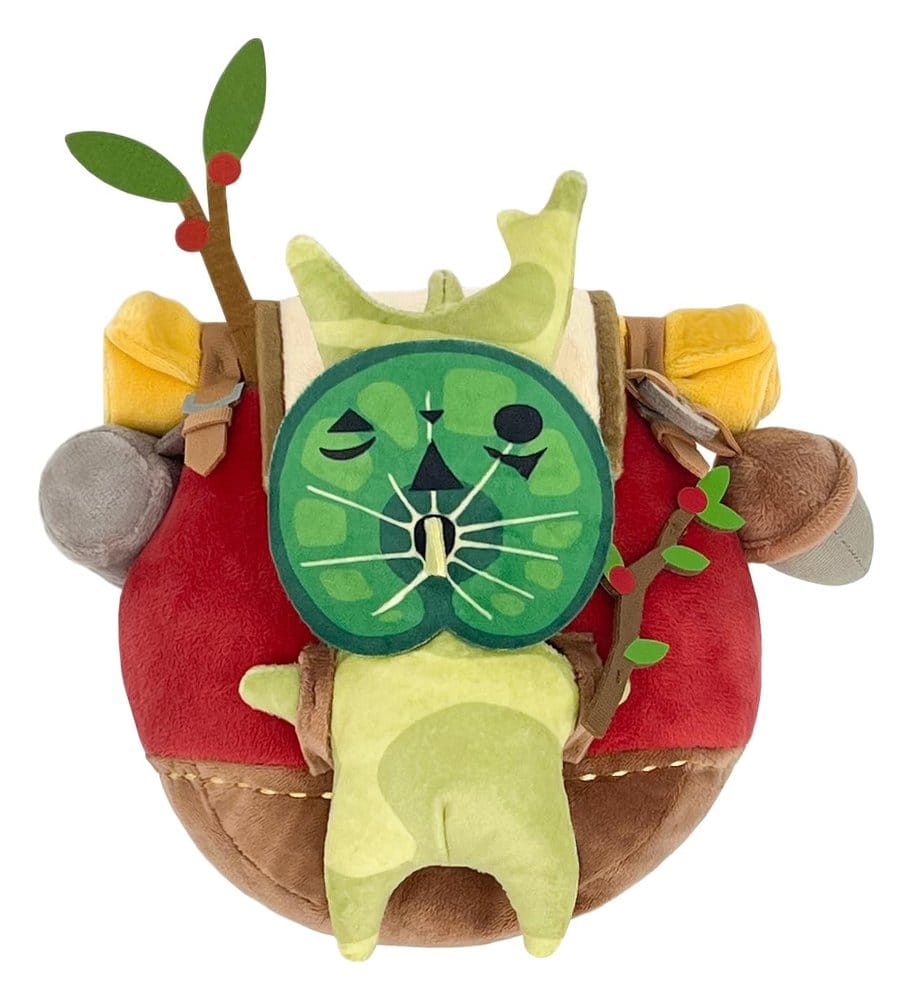 Sanei The Legend of Zelda: Tears of the Kingdom plyšák ZP05 Korok with Backpack Red 17 cm