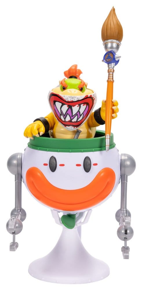 Jakks Pacific The Super Mario Galaxy Movie akční figurka Bowser Jr. with Clown Car 13 cm