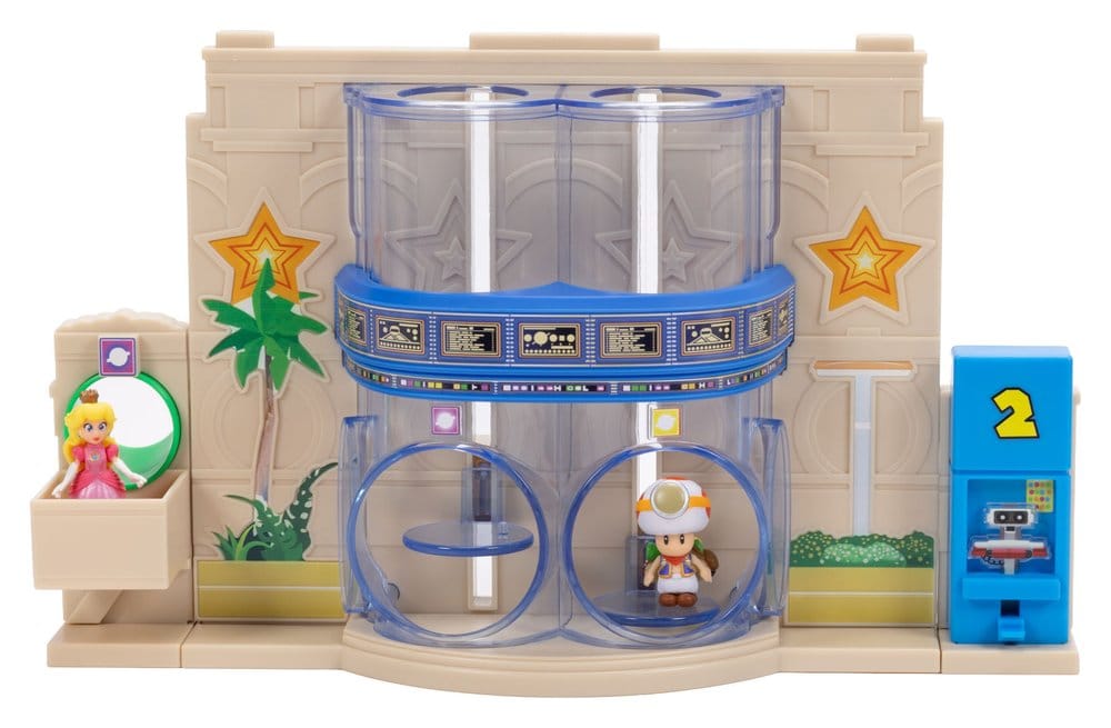 Jakks Pacific The Super Mario Galaxy Movie Diorama with 2 Mini figurky Gateway Galaxy