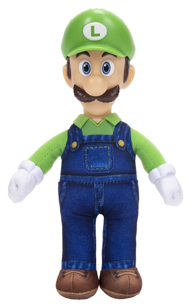 Jakks Pacific The Super Mario Galaxy Movie plyšák Luigi 23 cm