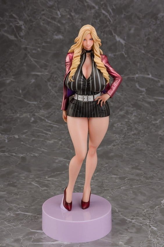 Daiki Kougyo Gal Ane Shachou to Harem Office PVC Figurka 1/7 Nishigori Ai (Red Suit Ver.) Wholesome Ver. 26 cm