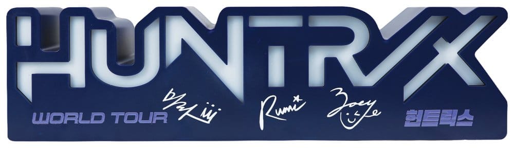 Blue Sky Studios KPop Demon Hunters Lampička Huntr/x Logo