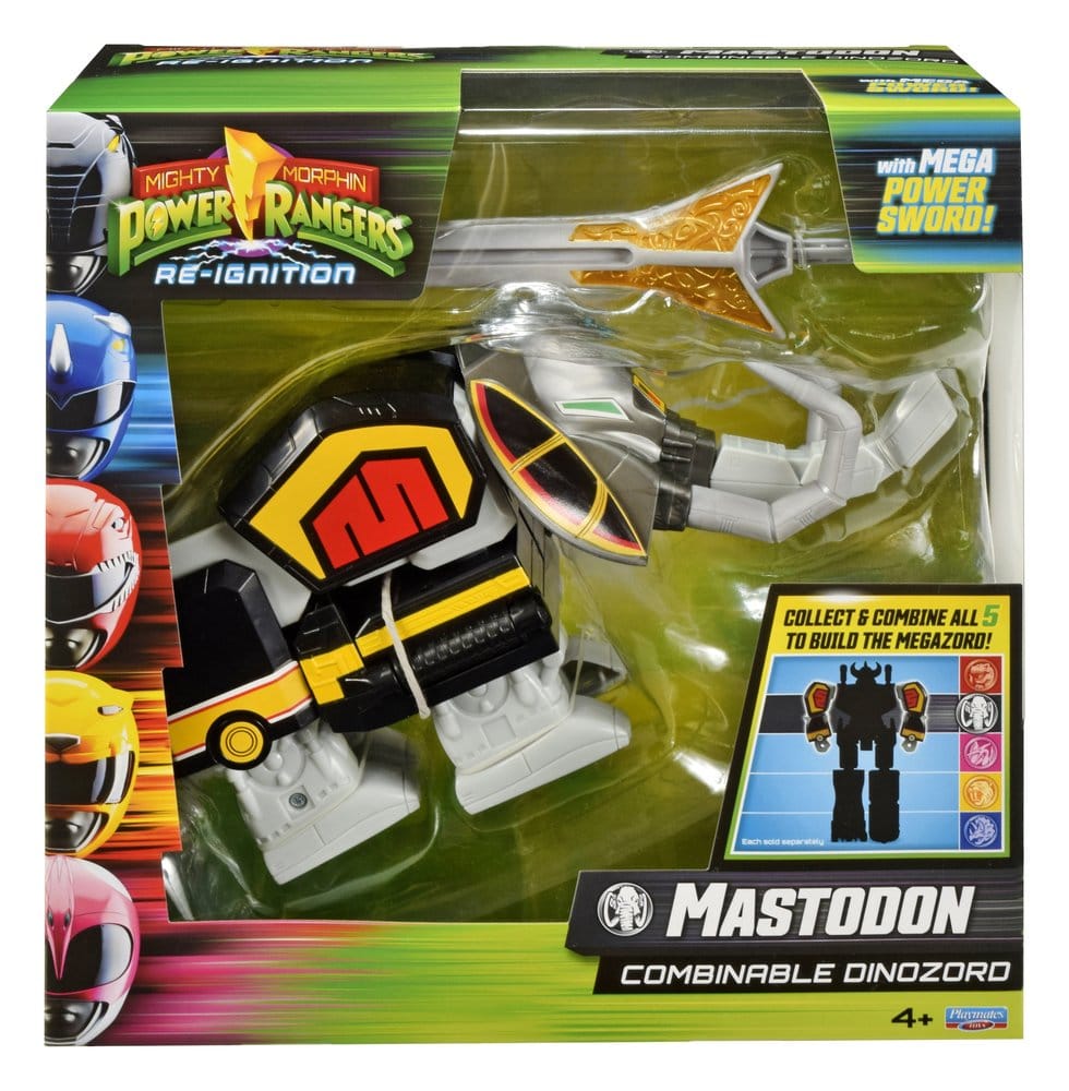 Playmates Mighty Morphin Power Rangers Combinable Dinozord Akční figurka Mastodon 23 cm
