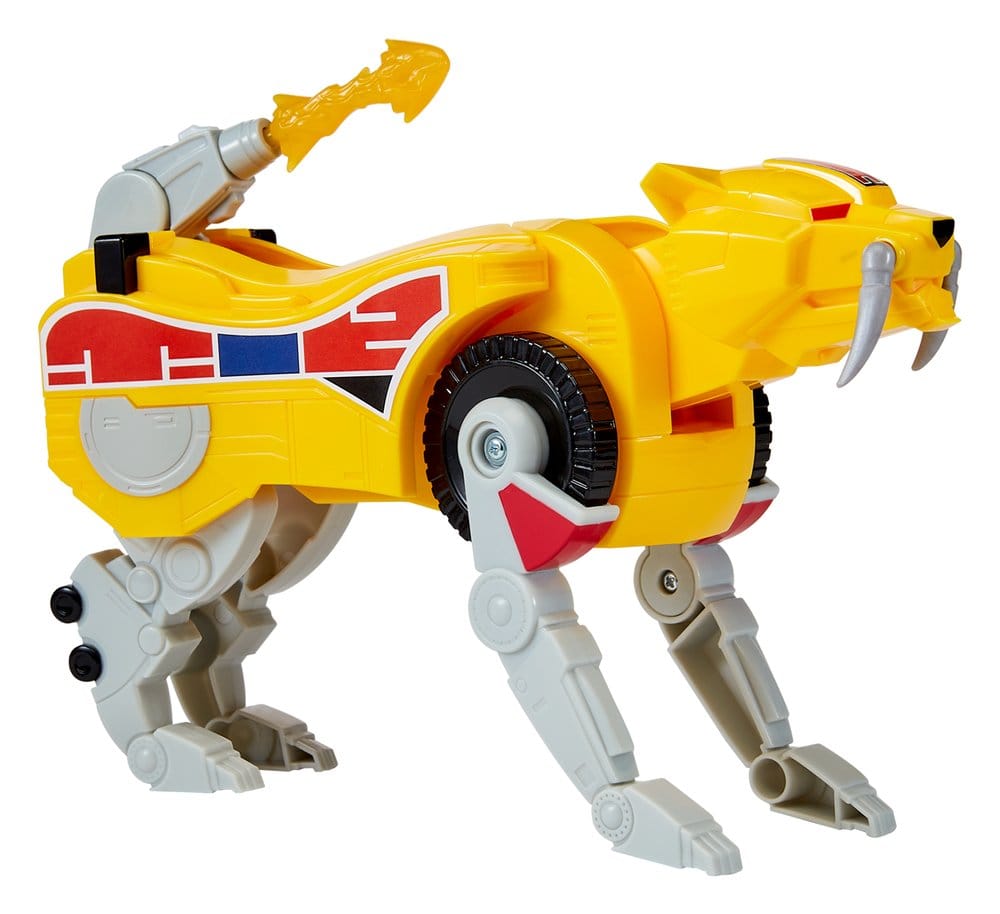 Playmates Mighty Morphin Power Rangers Combinable Dinozord Akční figurka Sabertooth Tiger 20 cm