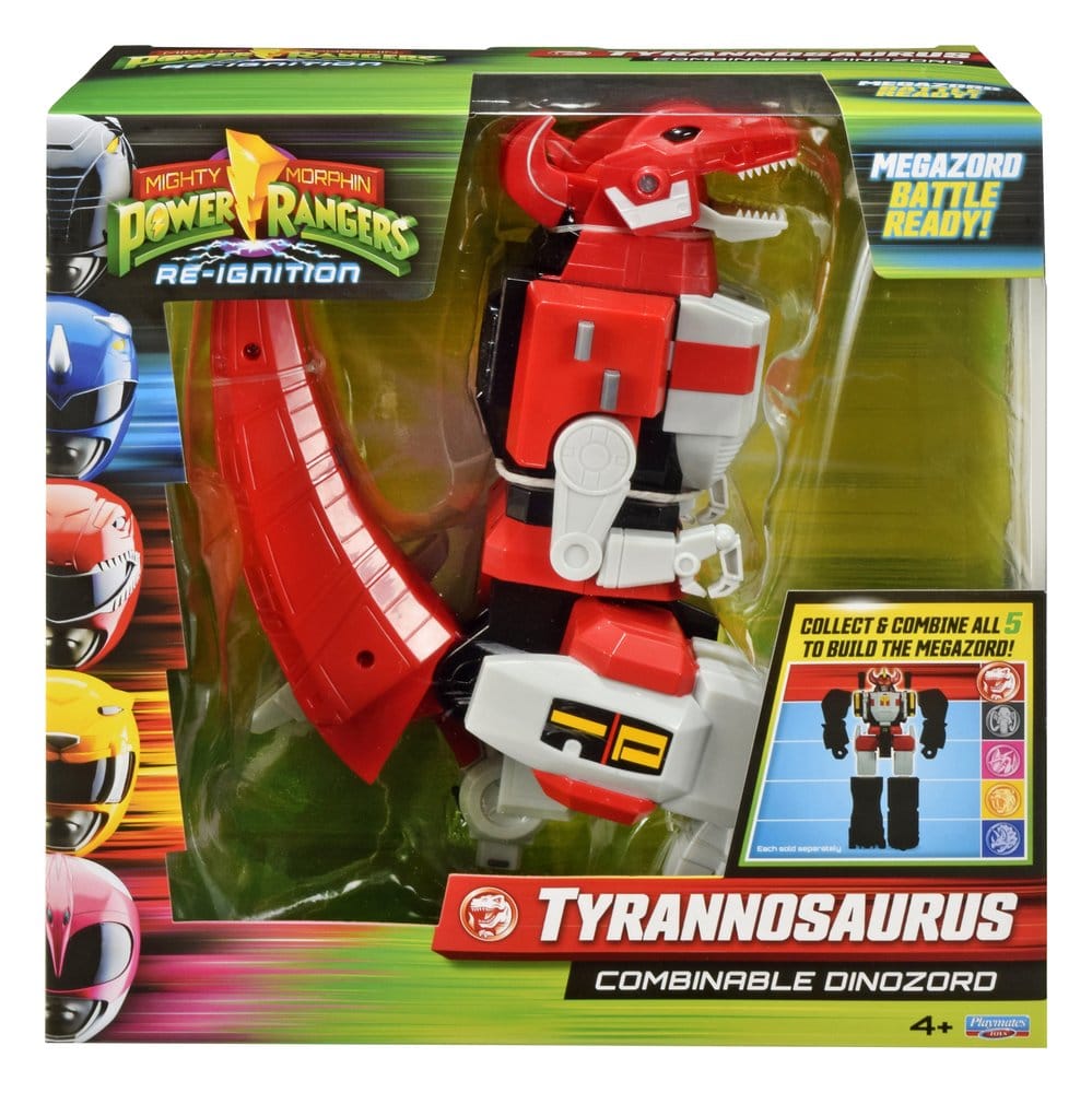 Playmates Mighty Morphin Power Rangers Combinable Dinozord Akční figurka Tyrannosaurus 25 cm