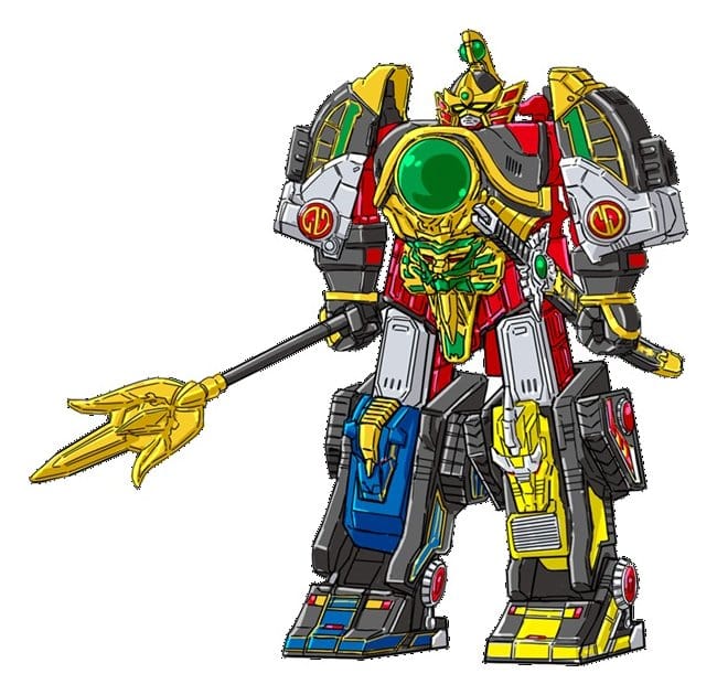 Playmates Mighty Morphin Power Rangers Thunder Megazord with Mega Power Sword Akční figurka 28 cm