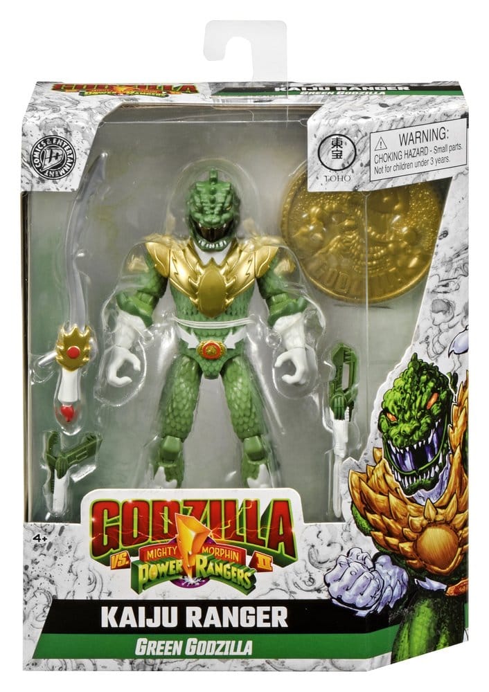 Playmates Mighty Morphin Power Rangers x Godzilla Akční figurka Green Godzilla