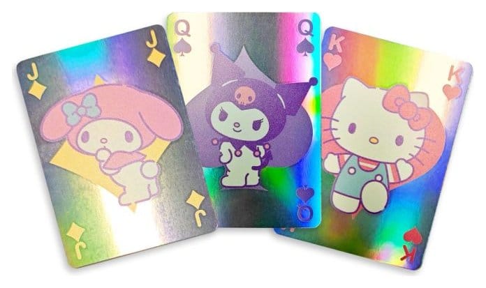 Sakami Merchandise Sanrio Playing Cards Hello Kitty & Friends Cupcake French-suited Deck Holographic
