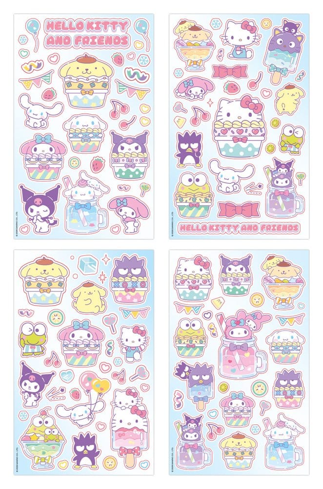 Sakami Merchandise Sanrio Samolepky Hello Kitty & Friends 03 Cupcake