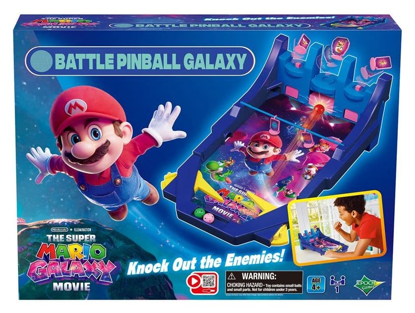 Epoch Toys Super Mario game Galaxy Movie Battle Pinball