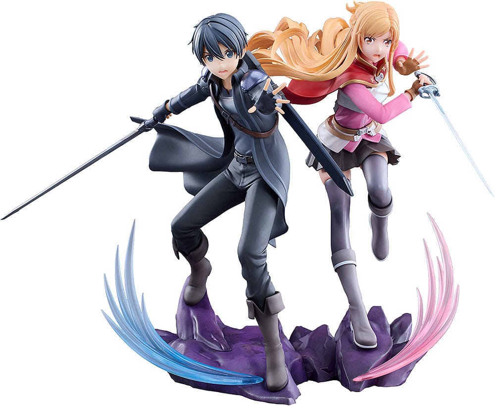 Ensoutoys Sword Art Online soška 1/7 Progressive Scherzo of Deep Night Kirito & Asuna Set