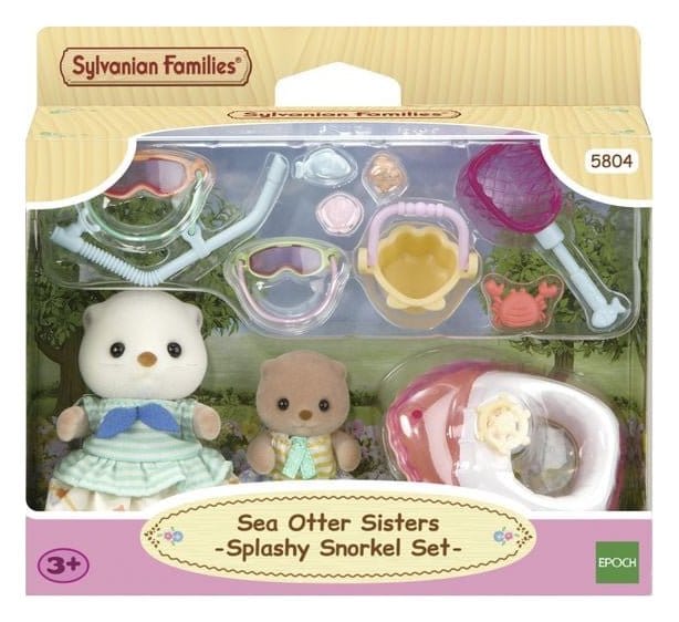 Epoch Toys Sylvanian Families Sea Otter Snorkel Playset