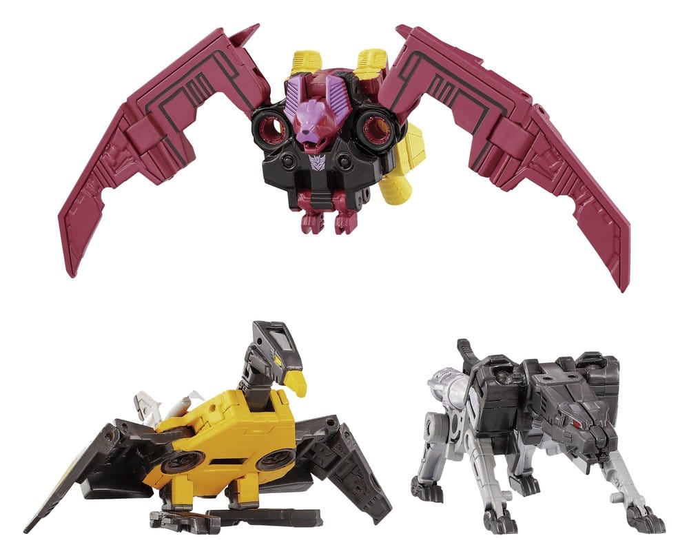 Takara Tomy Transformers MPG Akční figurka 3-Pack MPG-22 Jaguar & Buzzsaw & Ratbat