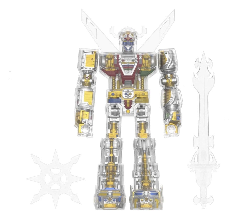 Super7 Voltron Super Cyborg Akční Figurka Voltron (Clear) 35 cm