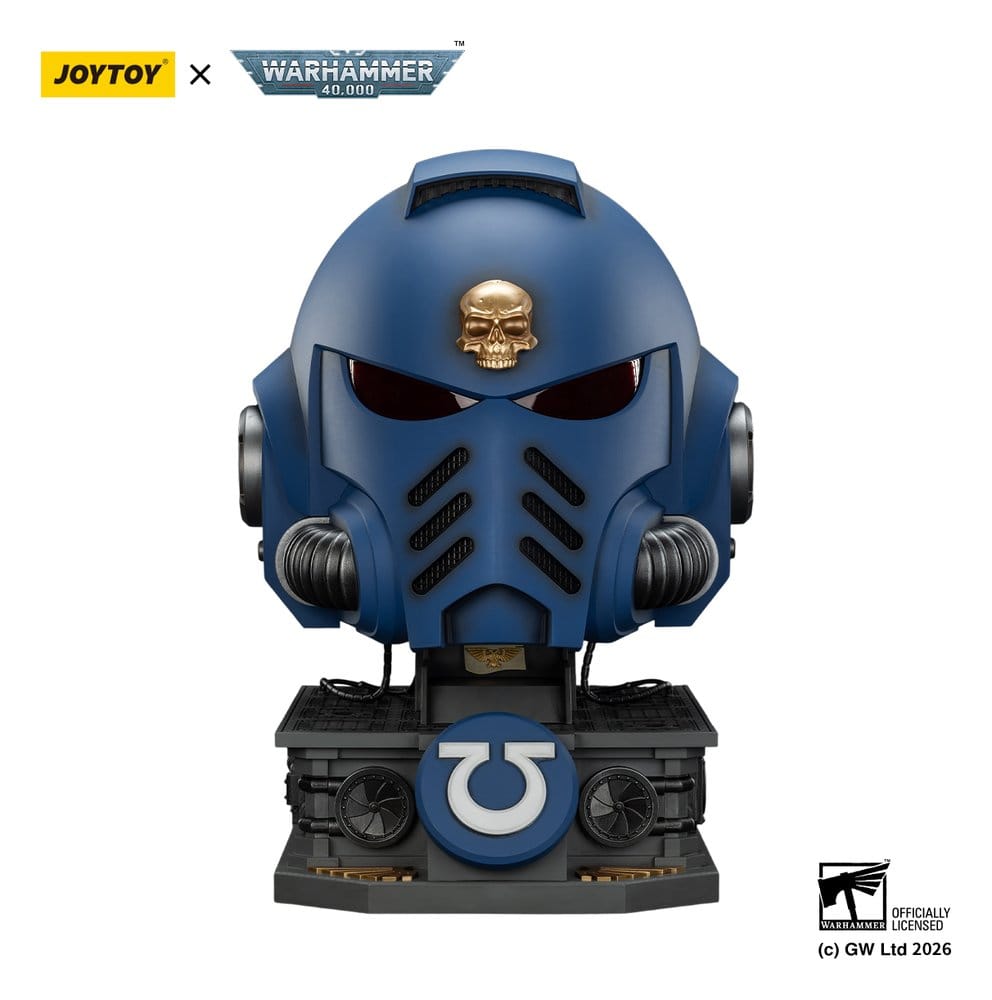 Joy Toy (CN) Warhammer 40,000 Captain MkX Helmet & Display Stand Ultramarines 44 cm
