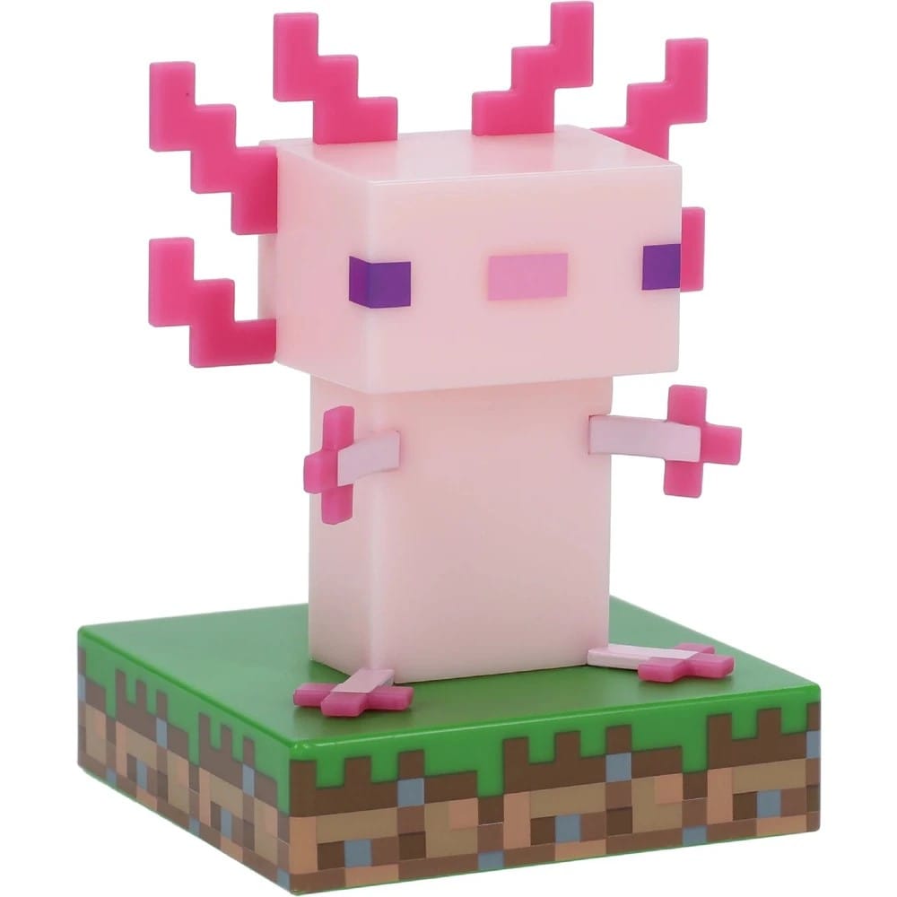 Paladone Products Minecraft Icon Light Axolotl
