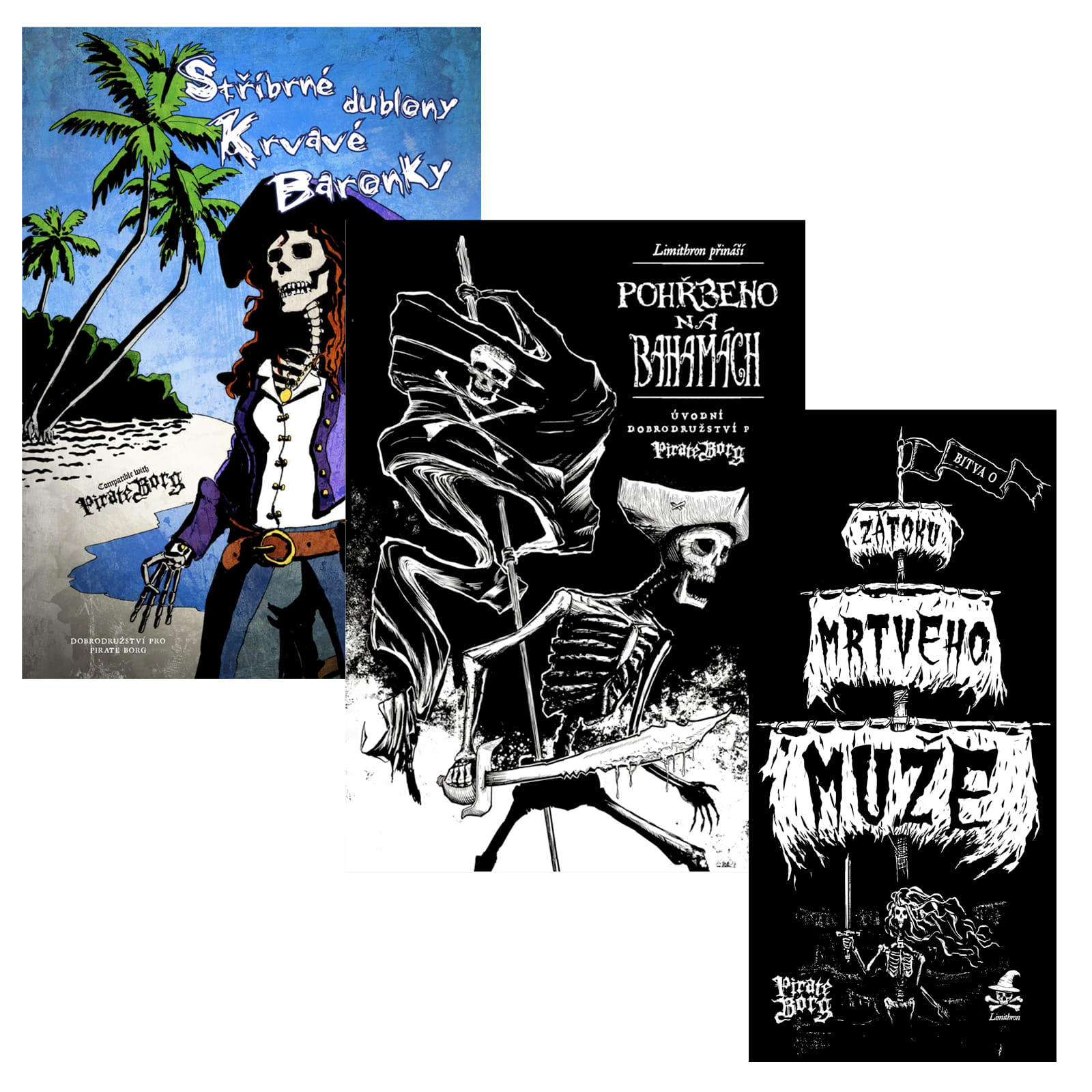 Mytago Pirate Borg - Hra na hrdiny: Sada dobrodružství