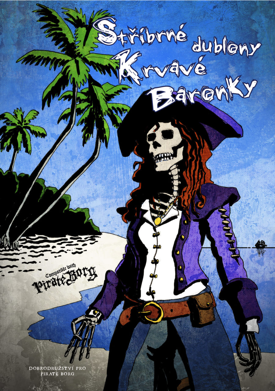 Mytago Pirate Borg - Hra na hrdiny: Stříbrné dublony Krvavé baronky
