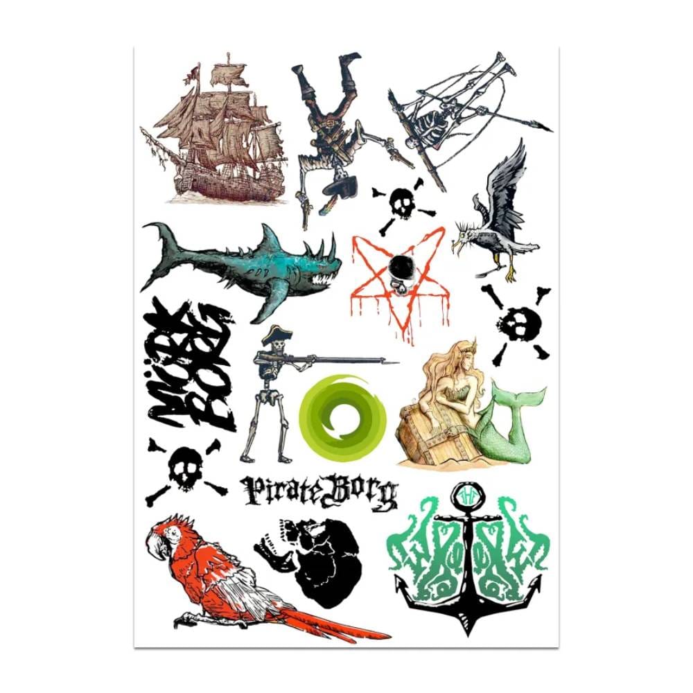 Mytago Sada samolepek Pirate Borg