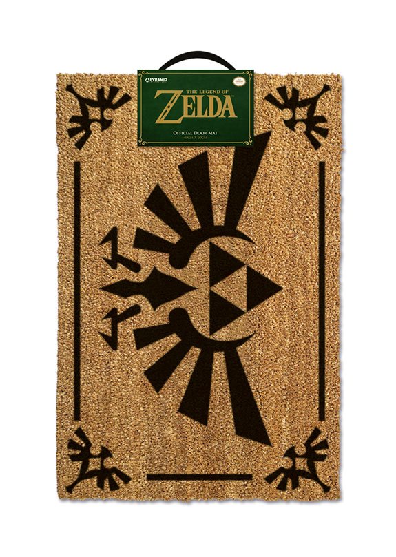Pyramid International The Legend of Zelda Rohožka (Triforce Black) 60 x 40 cm