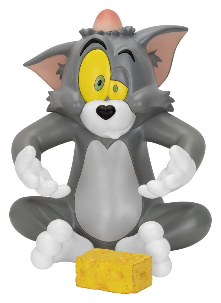 Beast Kingdom Toys Tom and Jerry Vinyl Pokladnička Small Series Tom-Cheese Trap! 25 cm
