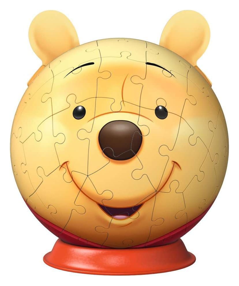 Ravensburger Winnie the Pooh 3D Jigsaw Puzzle Ball with Ears (77 Pieces)
