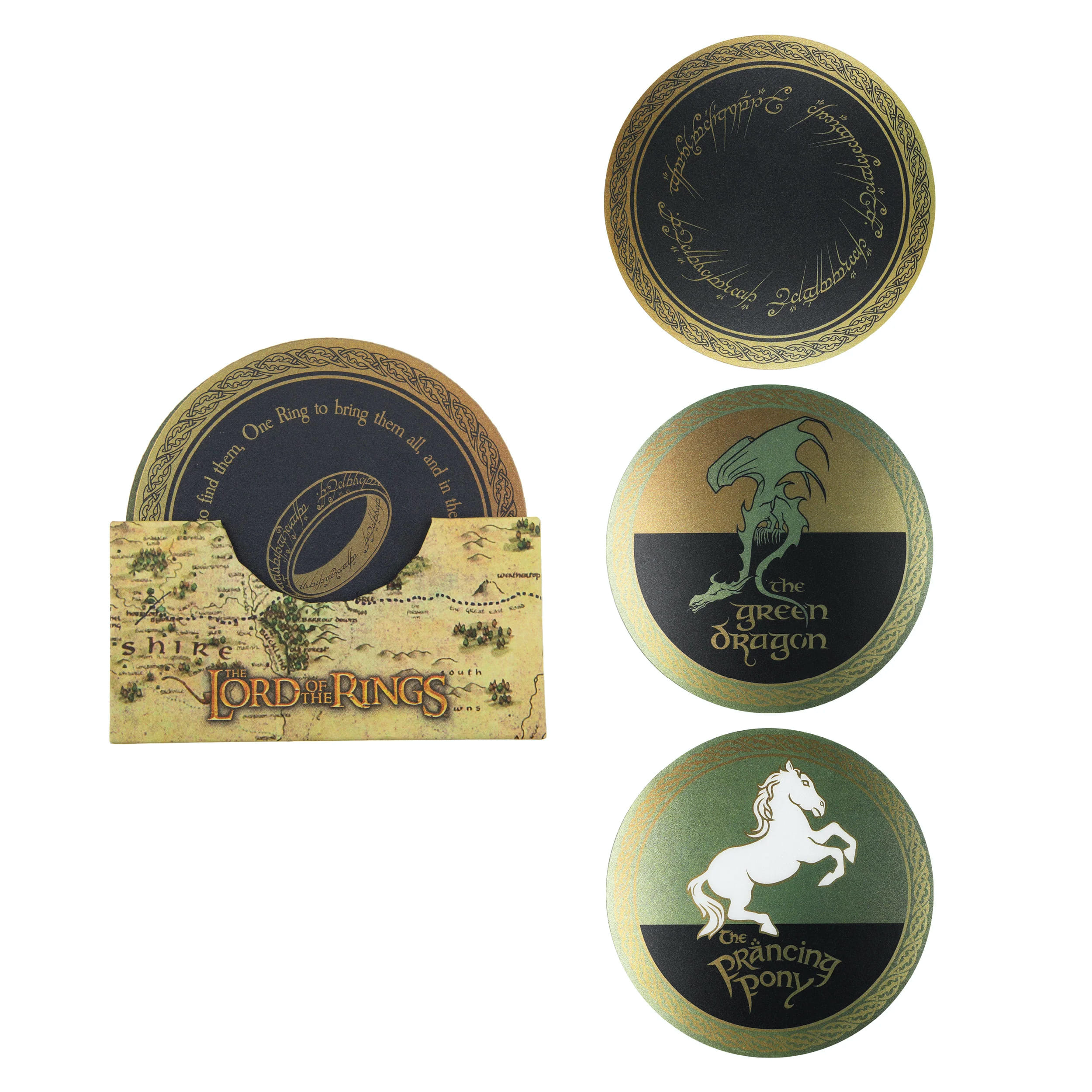 Cinereplicas Lord of the Rings Coaster 4-Pack