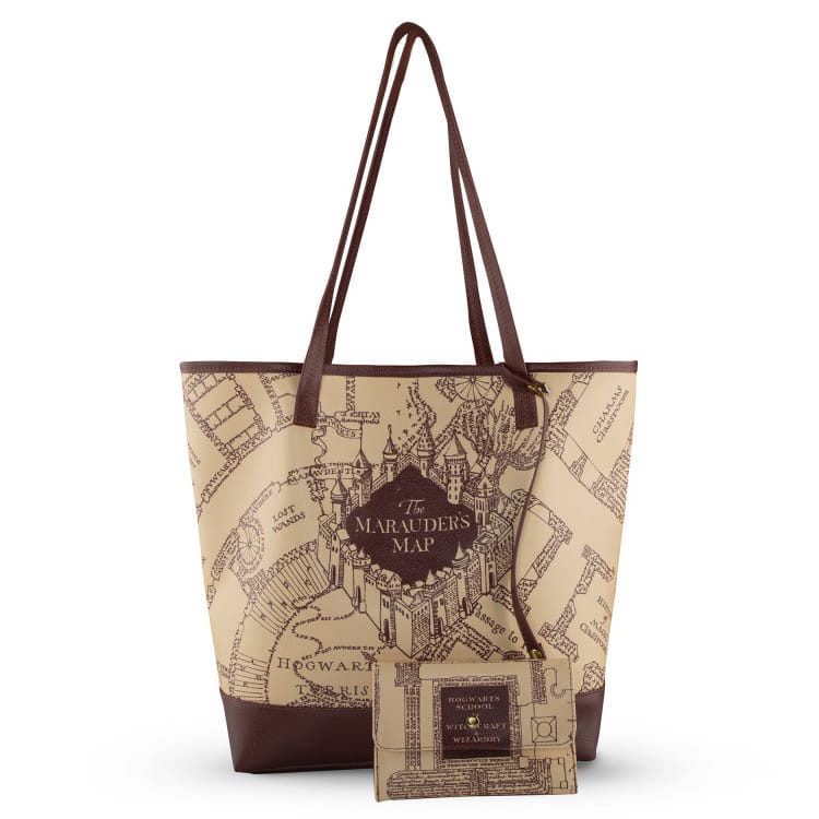 Cinereplicas Harry Potter Shopping Bag & Pouch Marauder's Map