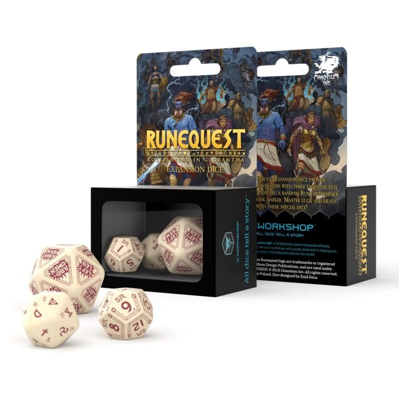 Q-workshop Sada kostek - RuneQuest Expansion Set