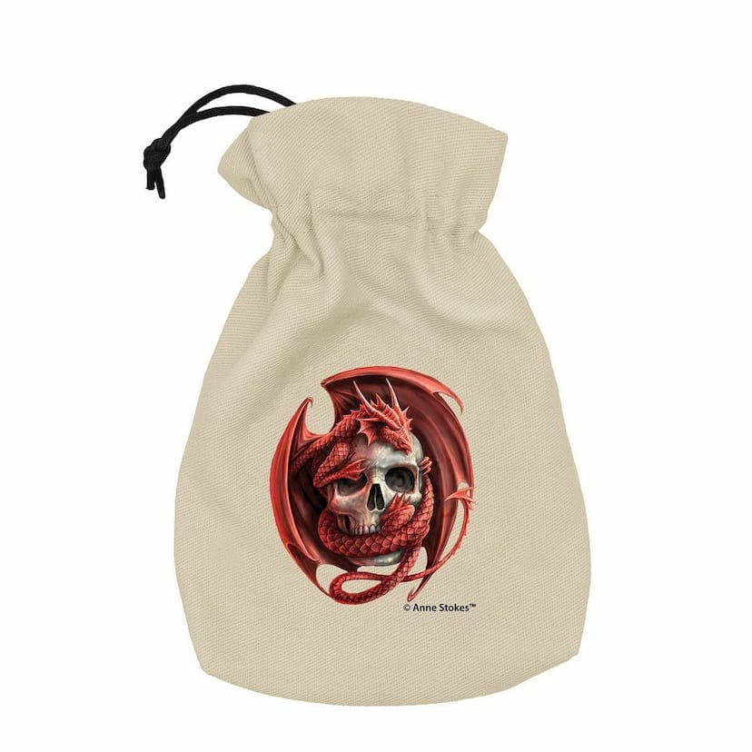Q-workshop Váček na kostky - Skull Embrace