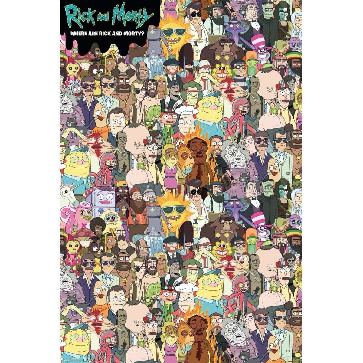 GB eye Plakát Rick and Morty - Where s Rick